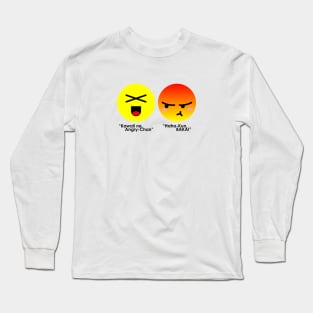 Haha & Angry Long Sleeve T-Shirt